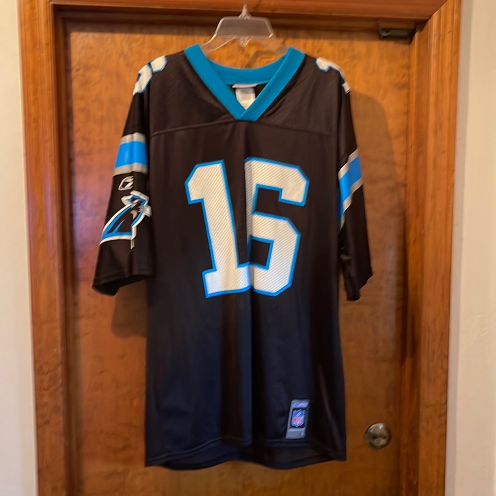 NFL vintage Carolina Panthers jersey Reebok large Chris Weinke QB Heisman FSU